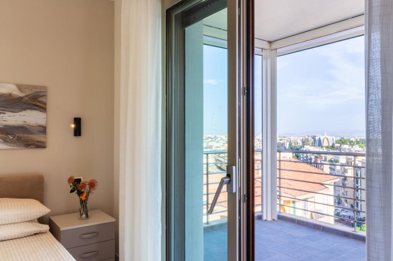Terrazza61 - Appartamento Con Vista Spettacolare Sulla Citta Di 칼리아리 외부 사진